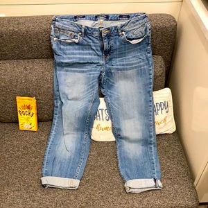 Capri denim pants